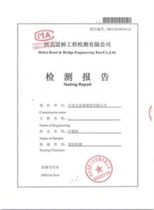 威海公司检测报告